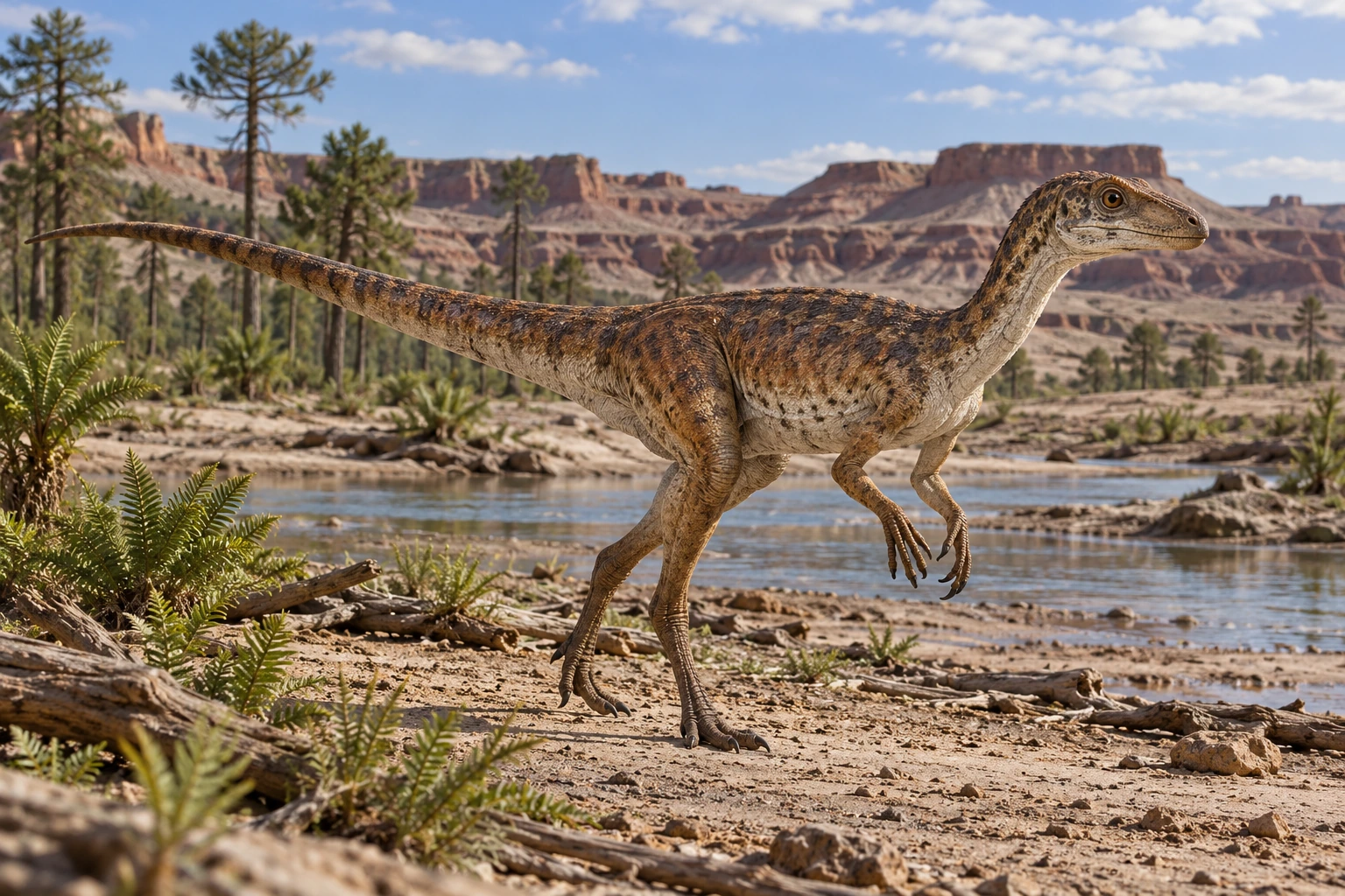 Eoraptor lunensis: un piccolo dinosauro del Triassico superiore, molto lontano dalle proporzioni dei grandi predatori successivi.