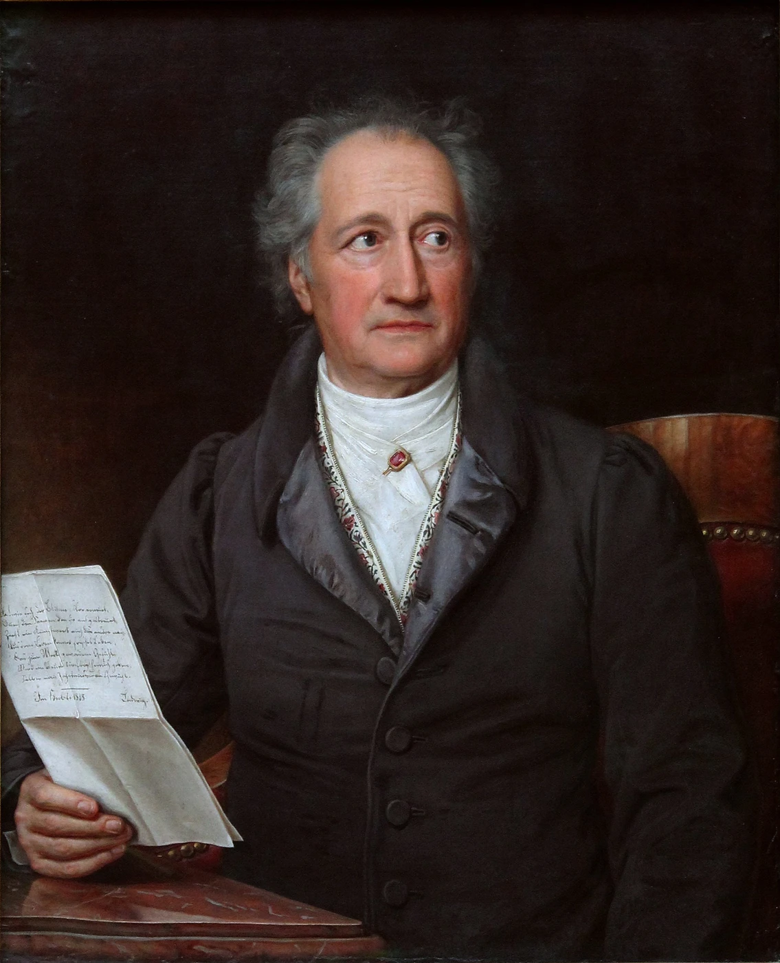 Johann Wolfgang von Goethe, ritratto di Joseph Karl Stieler