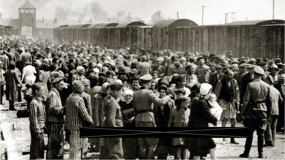 L’arrivo dei prigionieri ad Auschwitz nel 1944